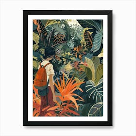 In The Garden Royal Botanic Garden Edinburgh United Kingdom 10 Art Print