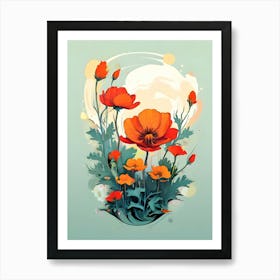 Poppies 63 Art Print