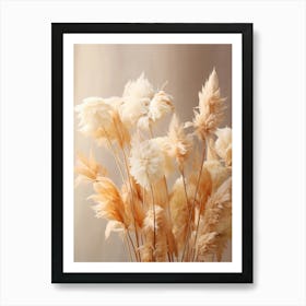 Boho Dried Flowers Celosia 5 Art Print