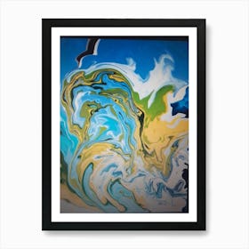 Abstract 41 By Binod Dawadi Art Print