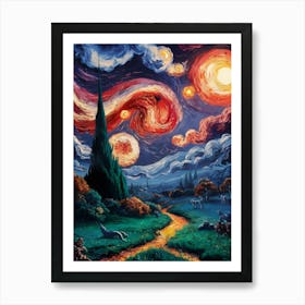 Starry Night 19 Art Print