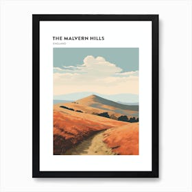 The Malvern Hills England 1 Hiking Trail Landscape Poster Art Print