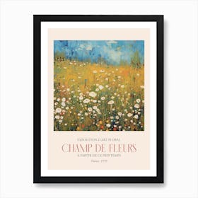 Champ De Fleurs, Floral Art Exhibition 07 Art Print