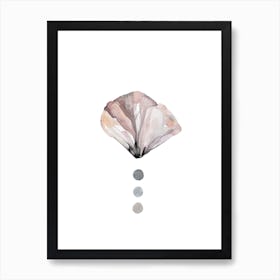 Skandi Vrose Flower Art Print