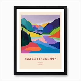 Colourful Abstract Vancouver Canada 6 Poster Art Print