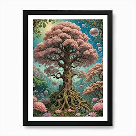 Alien Tree no2 Art Print