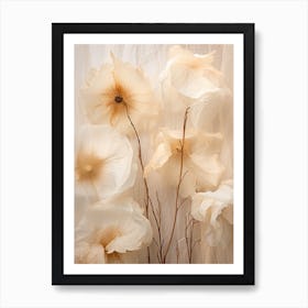 Boho Dried Flowers Morning Glory 5 Art Print