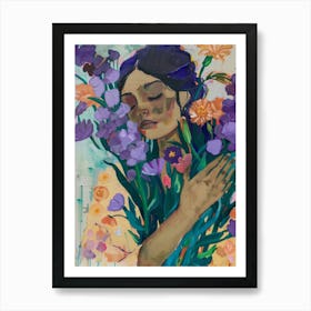 'Soul Of Flowers' Art Print