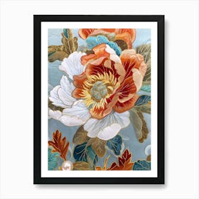 Chinese Floral Painting 23 Art Print