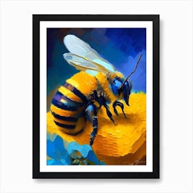 Sting Bee 3 Painting Art Print