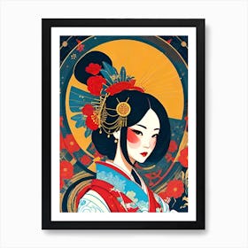 Geisha 99 Art Print