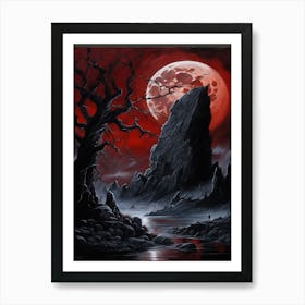 Full Moon Art Print