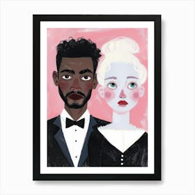 Man And A Woman 7 Art Print