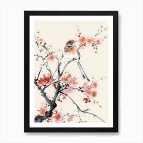 Bird Flowers Chinese 4 Art Print