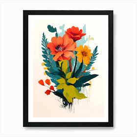 Flowers In A Vase 75 Art Print