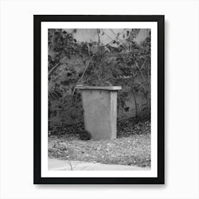 Garbage Can In The Street Art Print