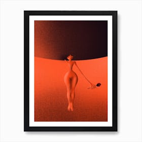Orange Hips Art Print