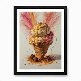 Ice Cream Cone 43 Art Print