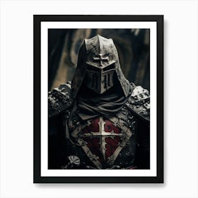 Knight In Armor 1 Art Print