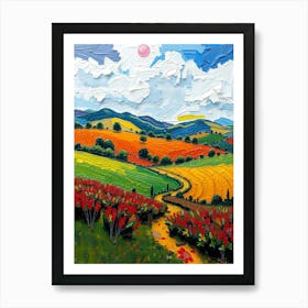 Tuscan Landscape Art Print