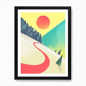 The Last Ski Art Print