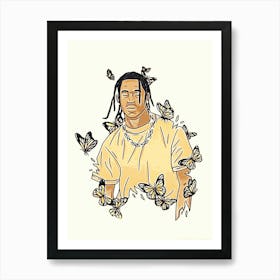 Travis Scott 37 Art Print