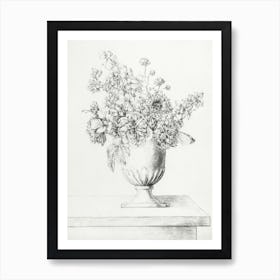 Flowers In A Vase 2, Jean Bernard Art Print