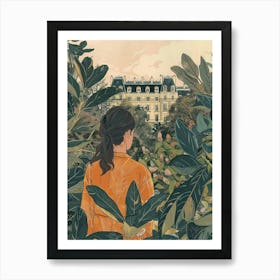 In The Garden Tuileries Garden France 1 Art Print