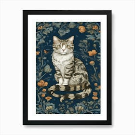 William Morris Cat 1 Art Print