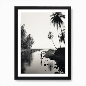 Samoa, Black And White Analogue Photograph 4 Art Print