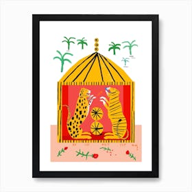 Big Cats Dont Cry Tent Art Print