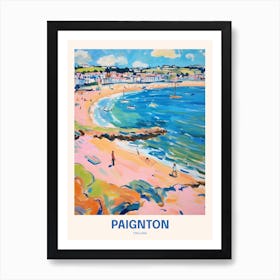 Paignton England Uk Travel Poster Poster