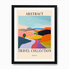 Abstract Travel Collection Poster Argentina 1 Affiche