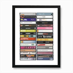 2004 Music - Cassette Print Art Print