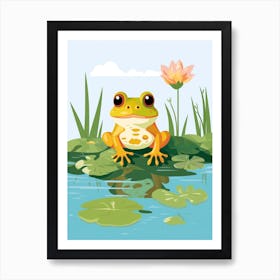 Baby Animal Illustration  Frog 3 Art Print