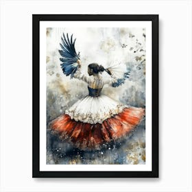 Flamenco dancer Art Print
