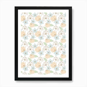 Flower Pattern.Colorful roses. Flower day. artistic work. A gift for someone you love. Decorate the place with art. Imprint of a beautiful artist.25 Art Print