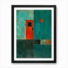 Red Door 19 Art Print