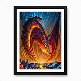 Dragon Fire Art Print