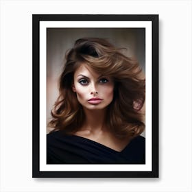 Color Photograph Of Sophia Loren 2 Art Print