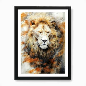 Lion animal animal Art Print