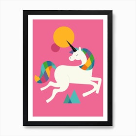 To Be A Unicorn Art Print
