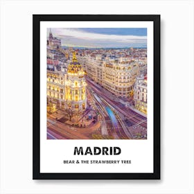 Madrid, City, Print, Art, Landscape, Spain, Home Decor, Wall Print 2 Art Print