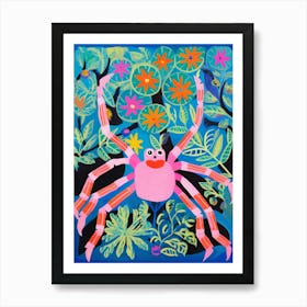 Maximalist Animal Painting Spider 2 Art Print