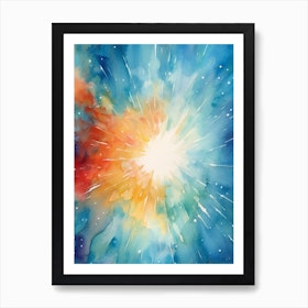 Bright Star Celestial Art 1 Art Print