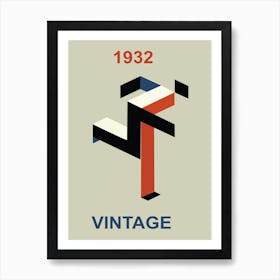 1932 Vintage Bauhaus Art Print