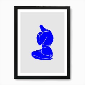 Woman In Pose Art Print