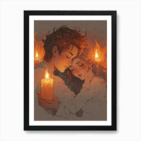 Love And Fire Art Print