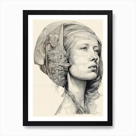 Contours Of Thought Art Print