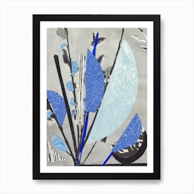 Blue Bouquet Art Print